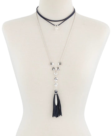 Macy's Necklaces Lucky Brand Layered Lariat Necklace